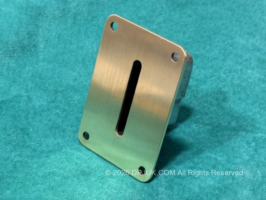 Bar Billiards Table Coin Slot Brass Plate